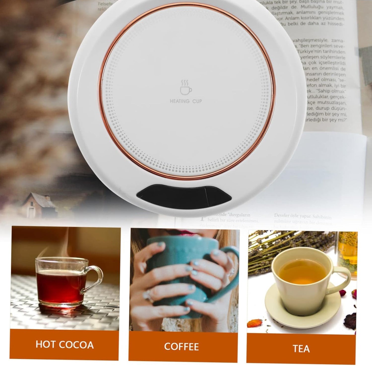 USB Warm Coaster Heated Coffee Mug Portable Office Desk Portable Cup, Heater Coffee Mug Warmer Electric Cup Warmer (1 Pc) USB Warm Coaster Heated Coffee Mug Portable Office Desk Portable Cup, Heater Coffee Mug Warmer Electric Cup Warmer (1 Pc)
